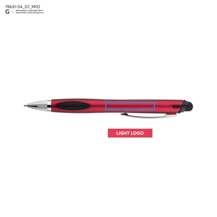 Długopis touch LITT czerwony