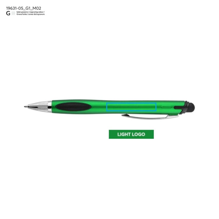 Długopis touch LITT zielony
