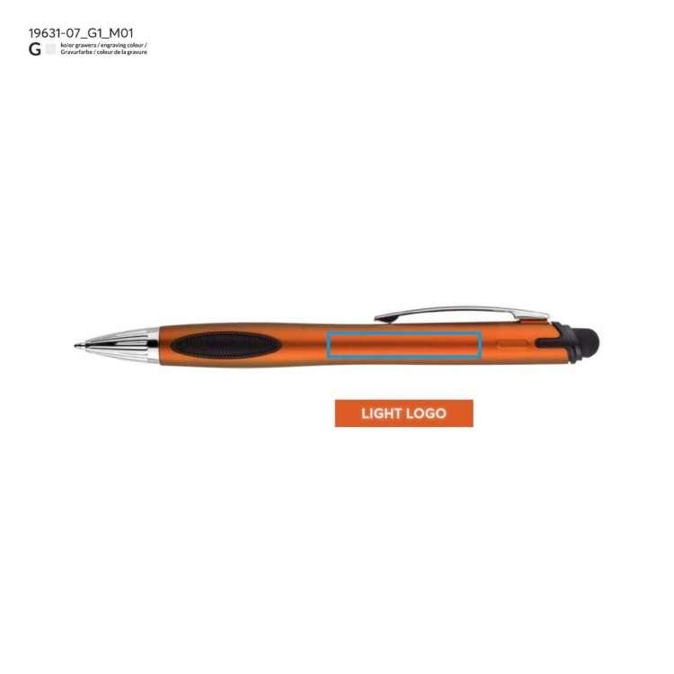 Długopis touch LITT pomarańczowy