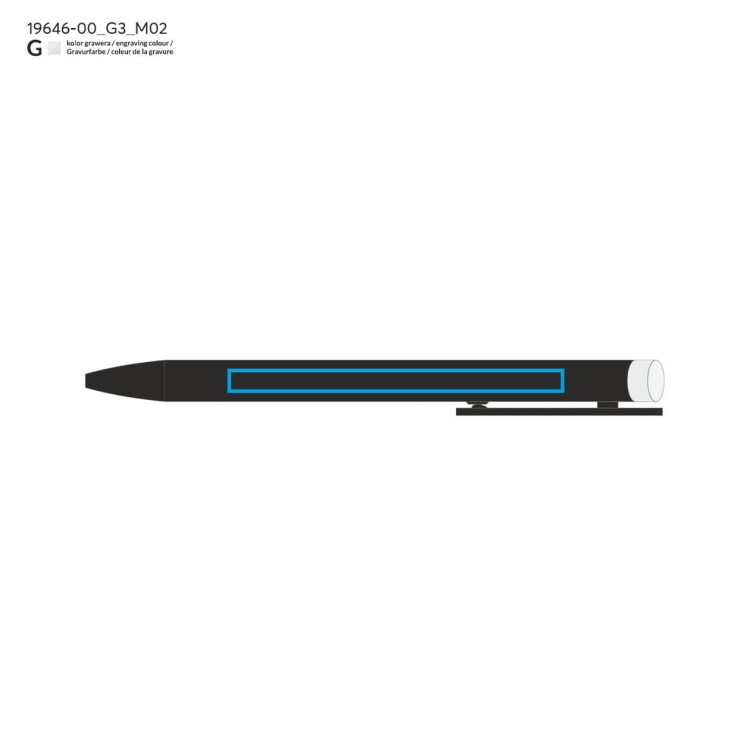 Długopis ALI srebrny