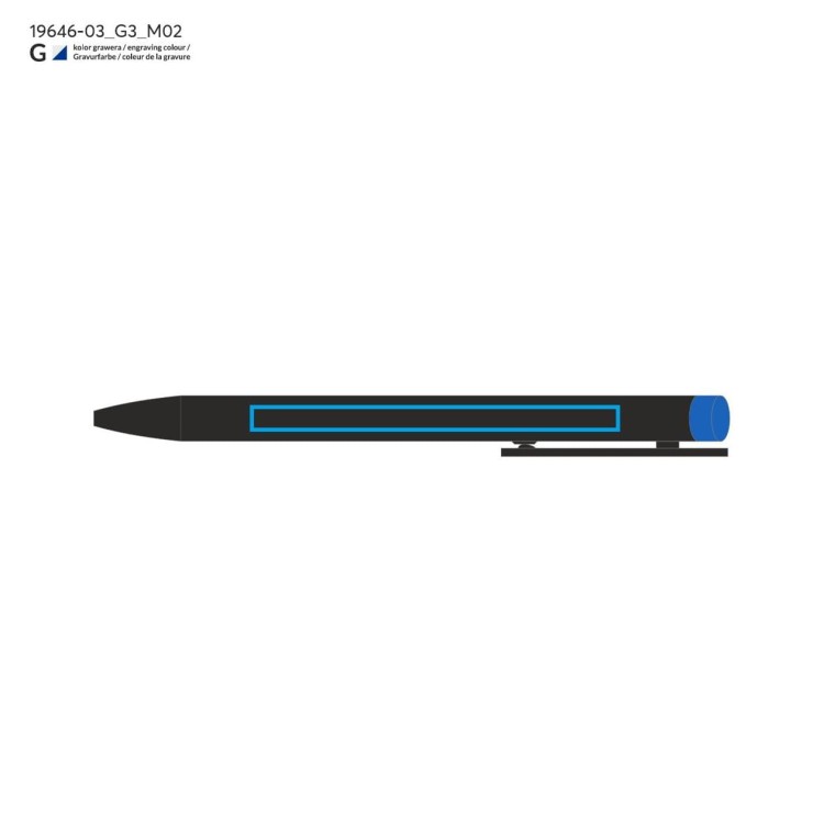 Długopis ALI niebieski