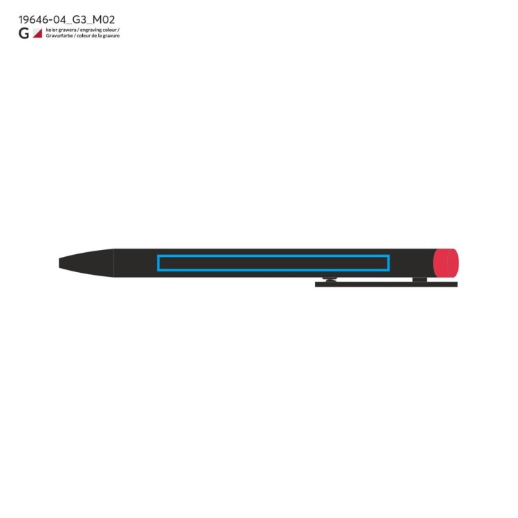 Długopis ALI czerwony