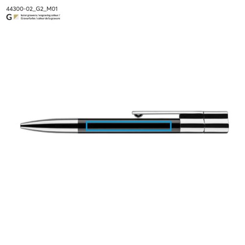 Długopis z pamięcią USB BRAINY 16 GB czarny