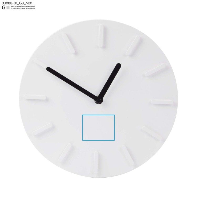 Zegar ścienny LUCIA biały