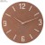 Zegar ścienny NATURAL brązowy