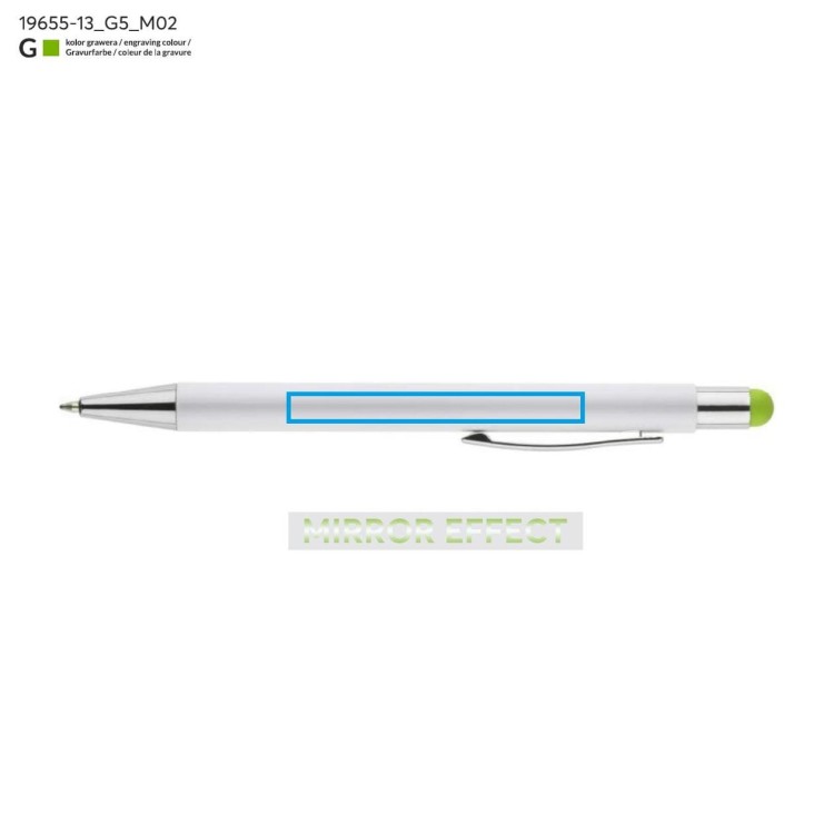 Długopis touch BIANCO zielony jasny