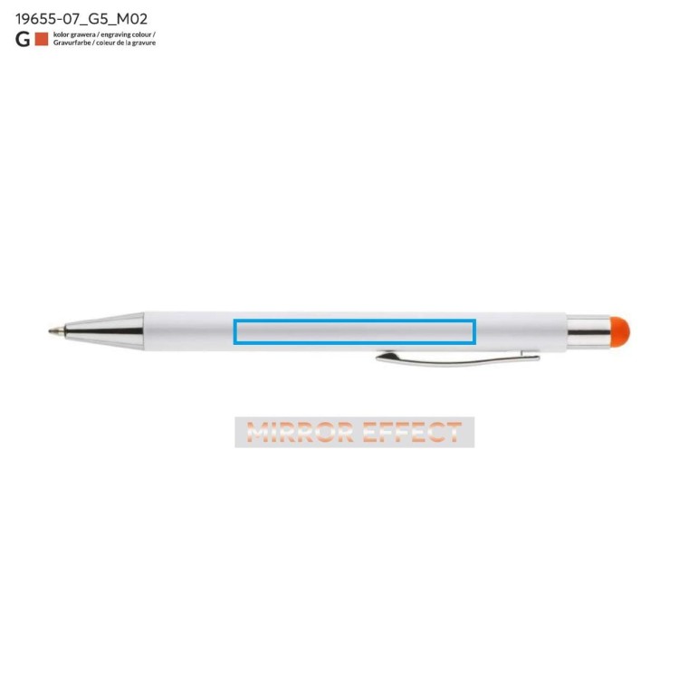 Długopis touch BIANCO pomarańczowy