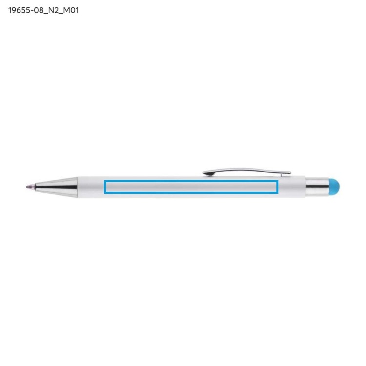 Długopis touch BIANCO błękitny