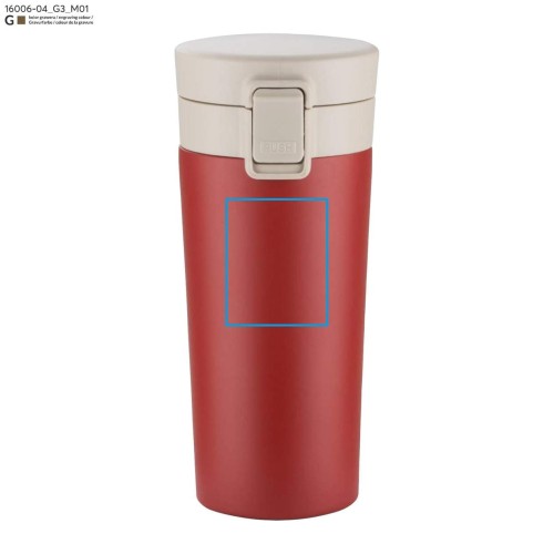 Kubek termiczny STAR 350 ml czerwony