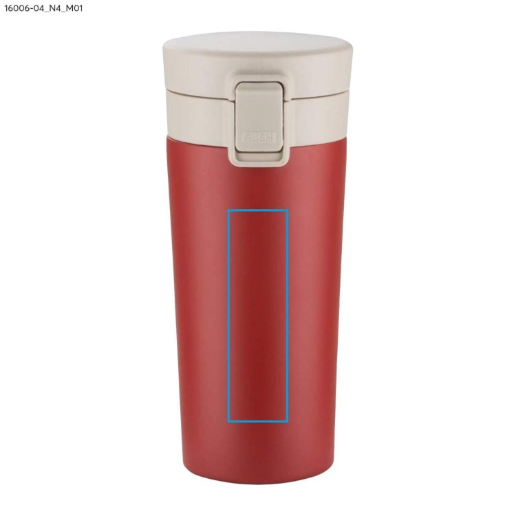 Kubek termiczny STAR 350 ml czerwony