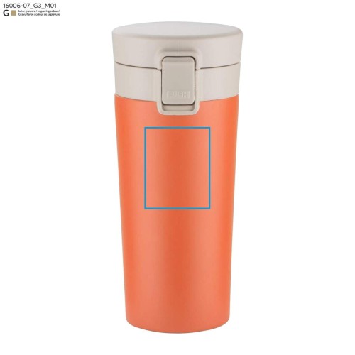 Kubek termiczny STAR 350 ml pomarańczowy