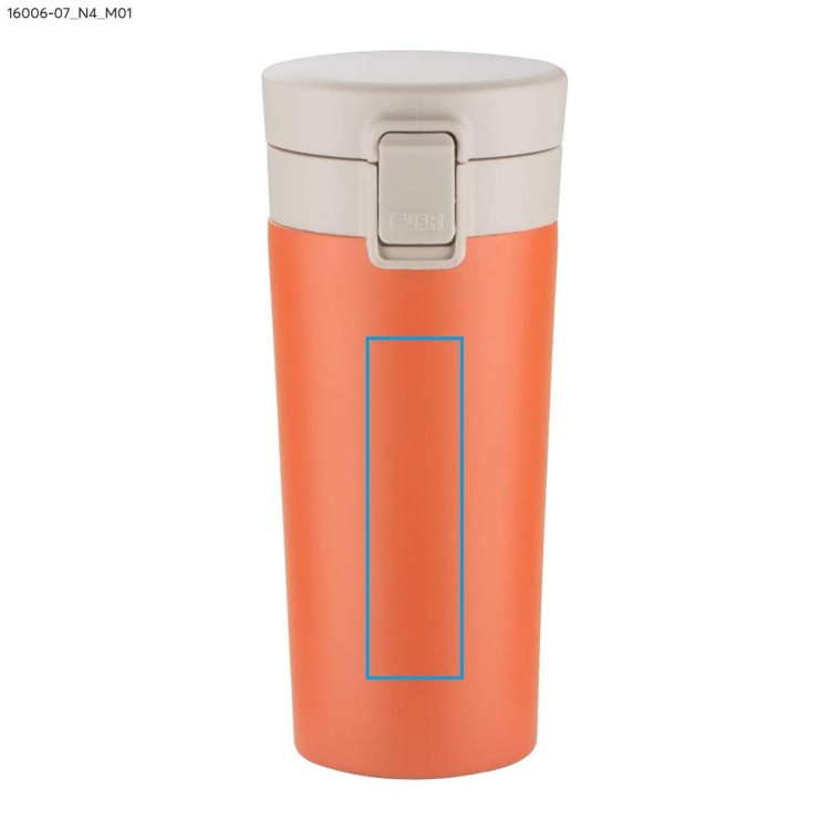 Kubek termiczny STAR 350 ml pomarańczowy