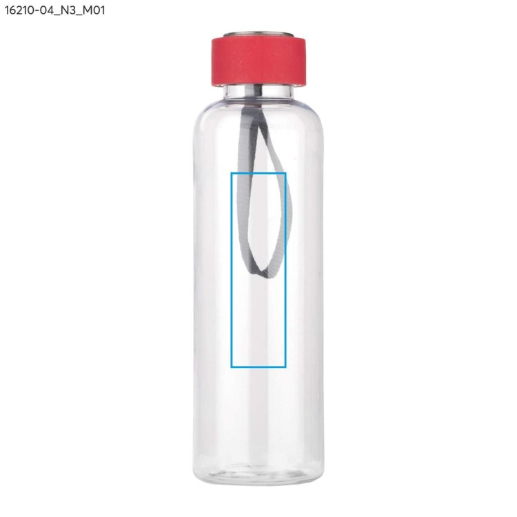 Butelka CLEAR 500 ml czerwony