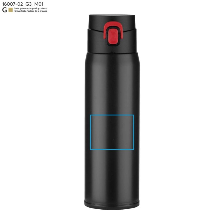 Kubek termiczny FADE 420 ml czarny