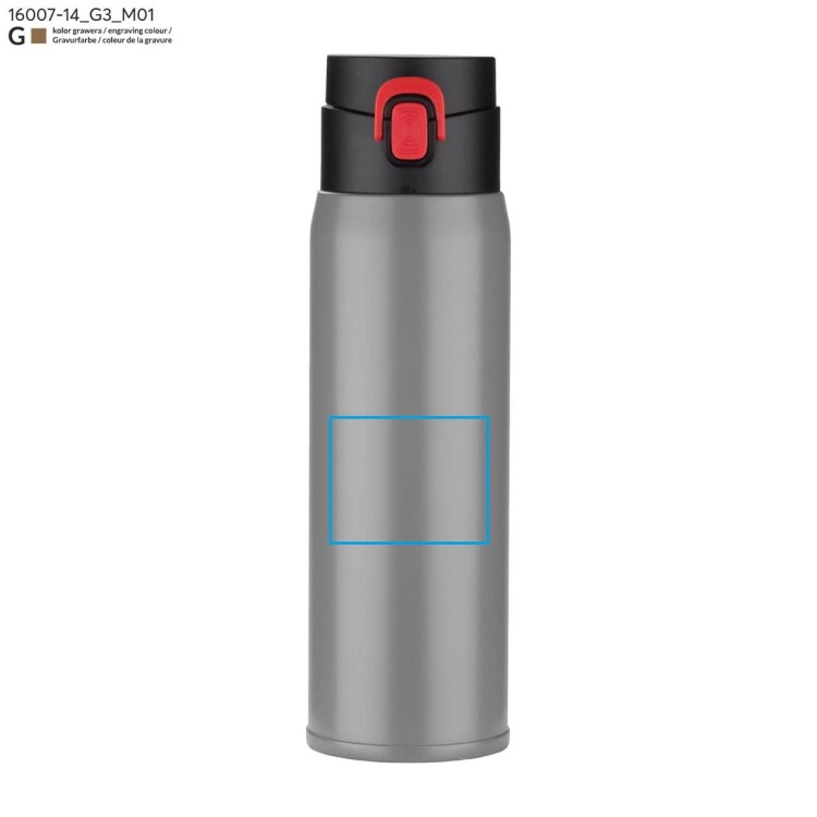 Kubek termiczny FADE 420 ml popielaty (szary)