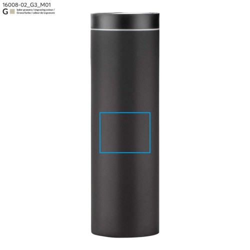 Kubek termiczny ROTO 440 ml czarny