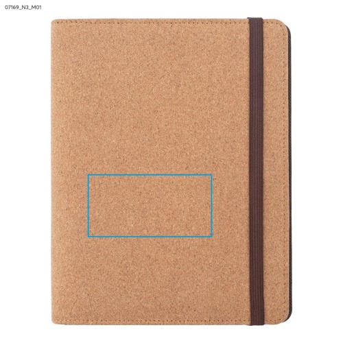 Teczka z ładowarką indukcyjną CHARCO beżowy (naturalny)