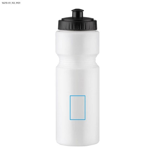 Bidon rowerowy BAJK 750 ml biały