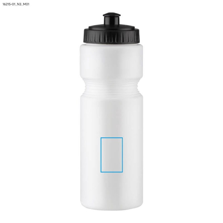 Bidon rowerowy BAJK 750 ml biały