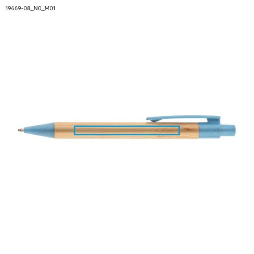 Długopis bambusowy BAMMO błękitny