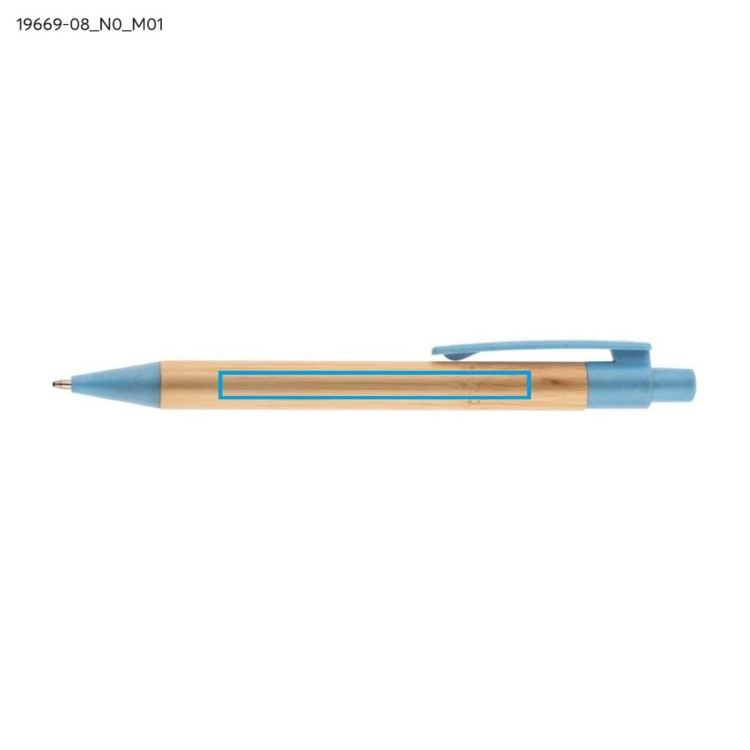 Długopis bambusowy BAMMO błękitny