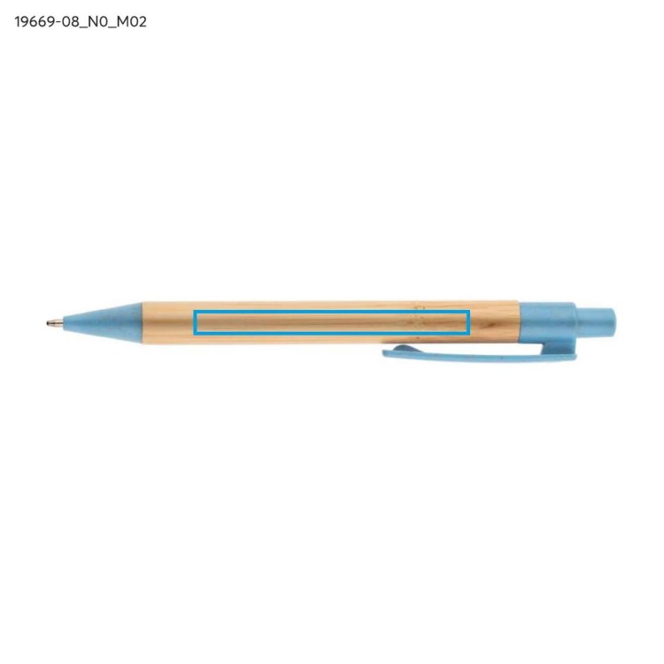 Długopis bambusowy BAMMO błękitny