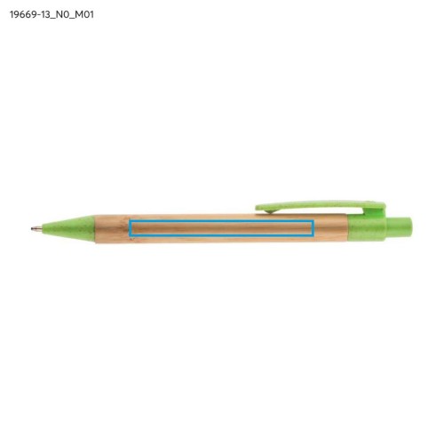 Długopis bambusowy BAMMO zielony jasny