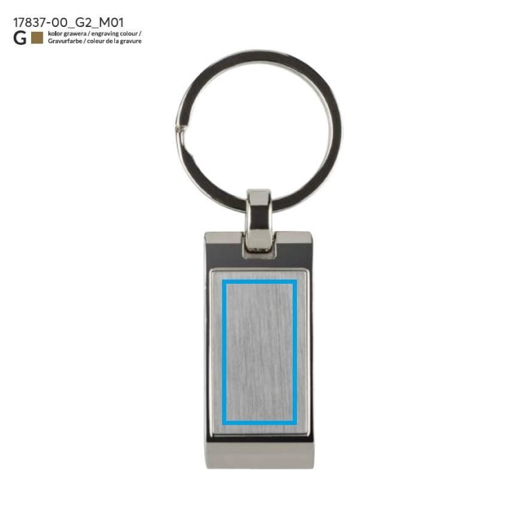 Brelok KAMEL srebrny