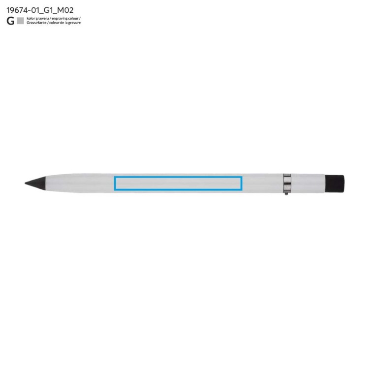 Ołówek ETERNO biały