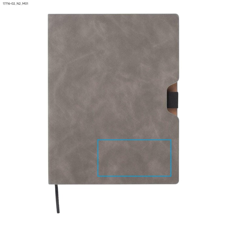 Notes BLAKK A5 popielaty (szary)