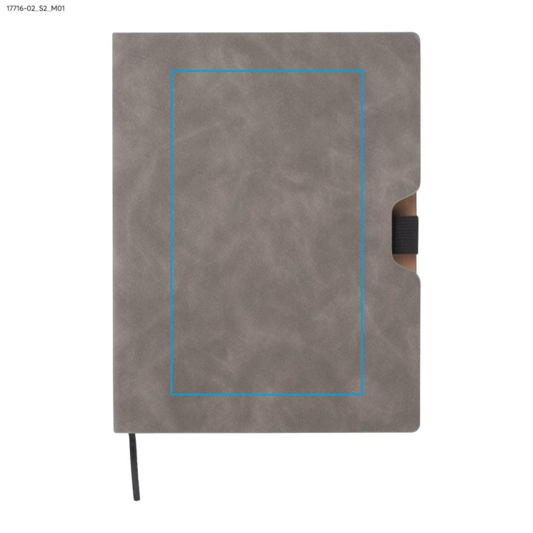 Notes BLAKK A5 popielaty (szary)