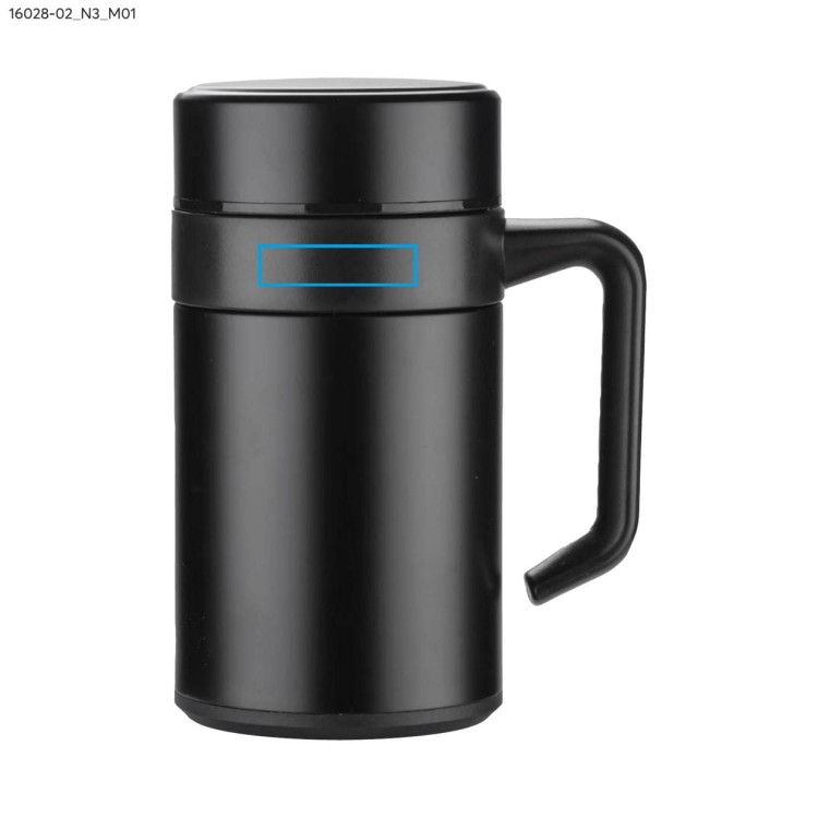 Kubek termiczny BOSSKI 400 ml czarny