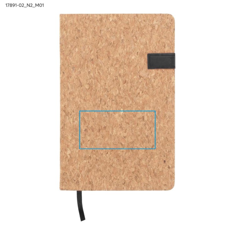 Notes MENTE z pamięcią USB 16GB, A5 czarny