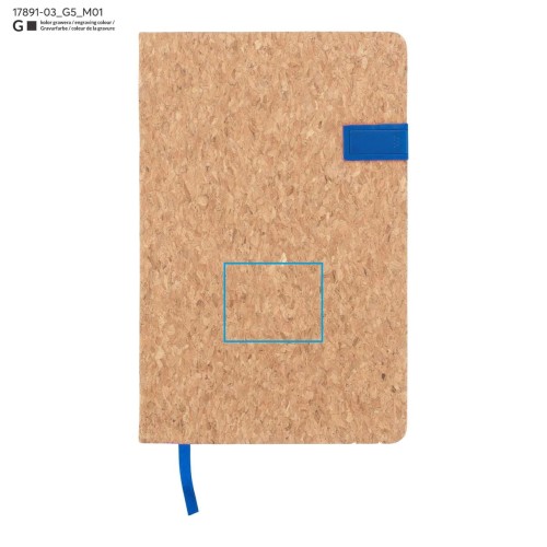 Notes MENTE z pamięcią USB 16GB, A5 niebieski