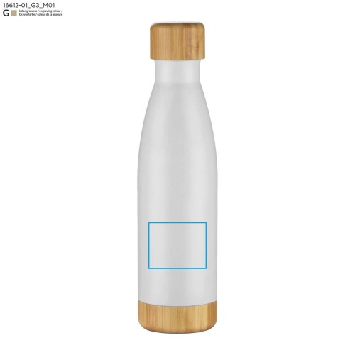 Butelka termiczna TILLI 500 ml biały