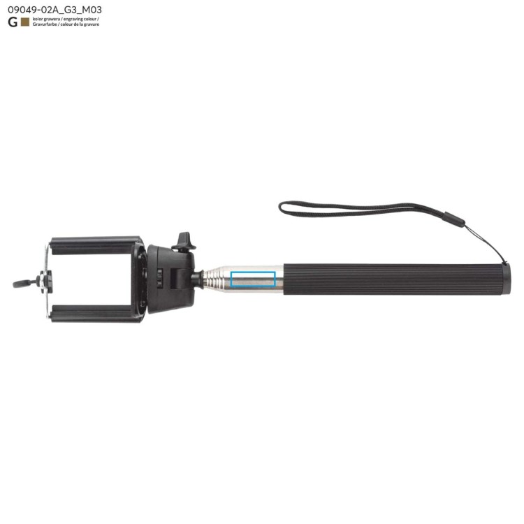 Uchwyt teleskopowy SELFIE - II gatunek czarny