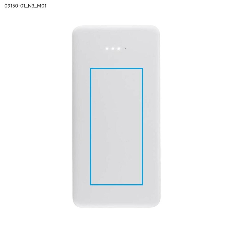 Power bank SIMPLE 10000 mAh biały