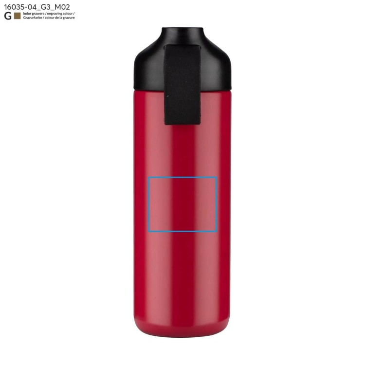 Butelka termiczna ELSA 600 ml czerwony