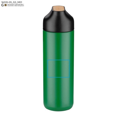 Butelka termiczna ELSA 600 ml zielony