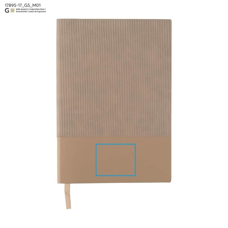 Notes FLAF A5 beżowy (naturalny)