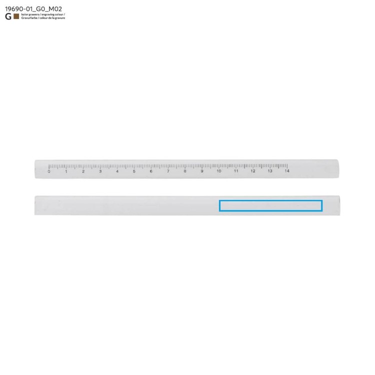 Ołówek stolarski OBO biały