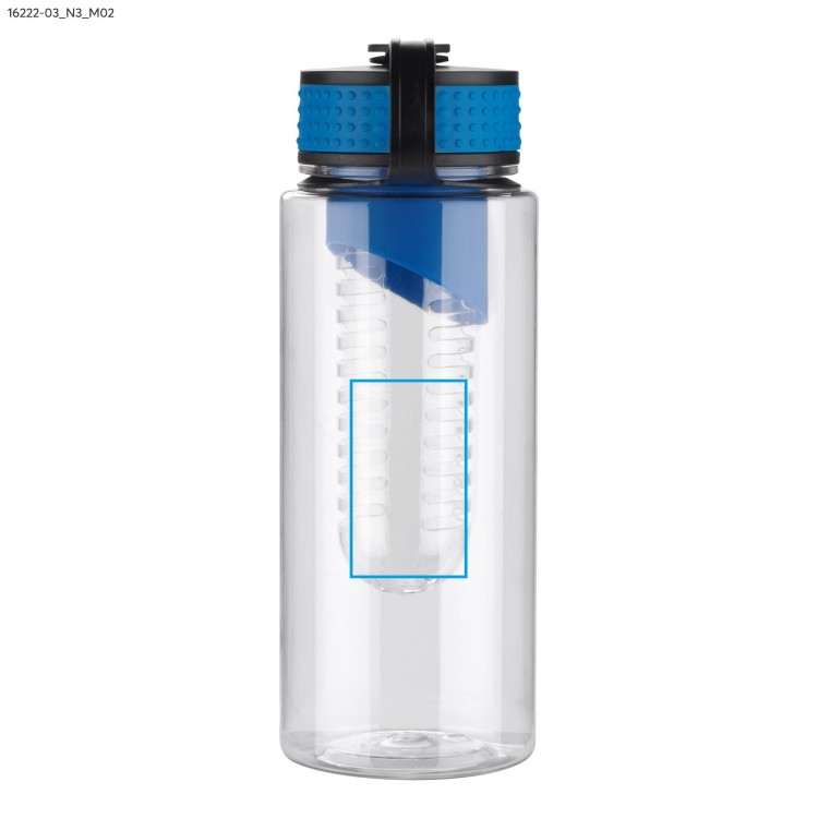 Bidon z wkładem na owoce FRUGT 800 ml niebieski