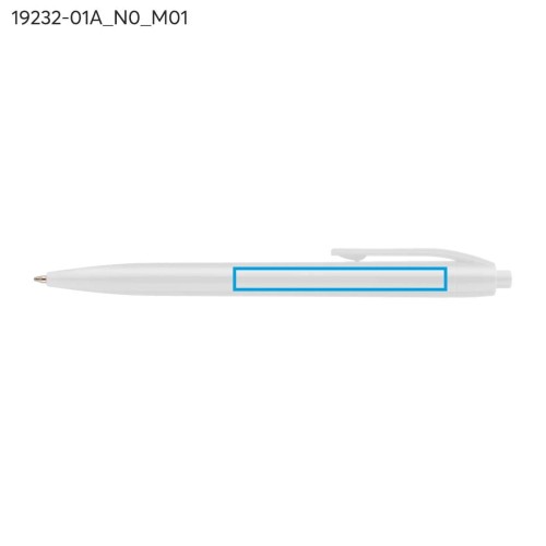 Długopis BASIC - II gatunek biały