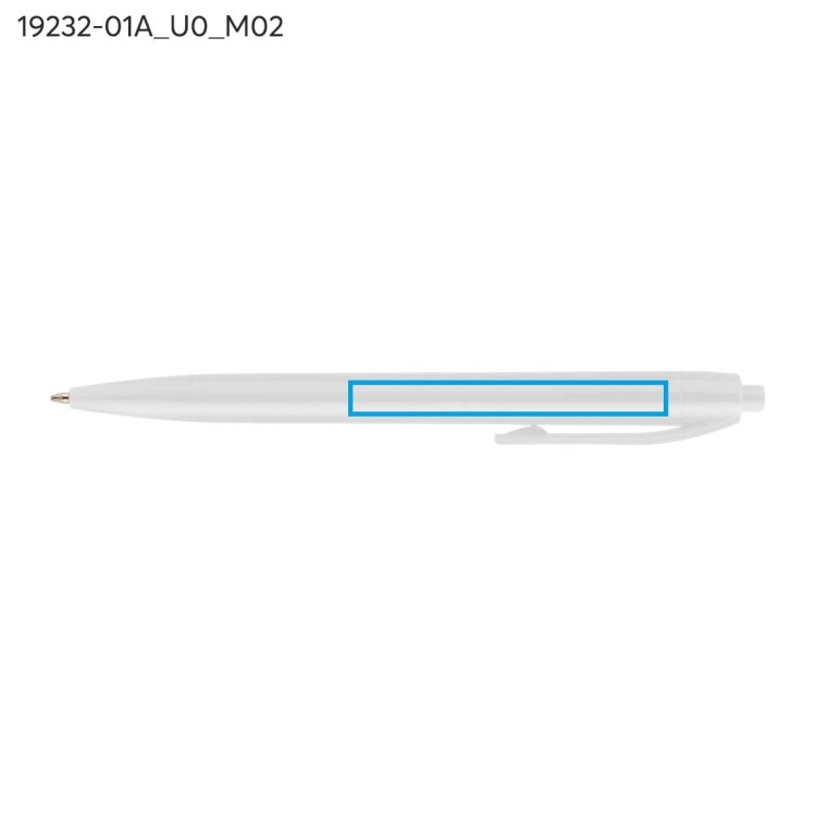 Długopis BASIC - II gatunek biały