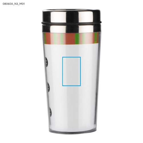 Kubek termiczny SNOWMAN 450 ml - II gatunek wielobarwny