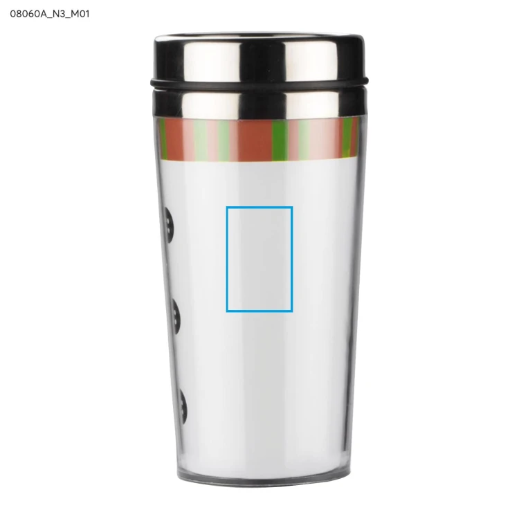 Kubek termiczny SNOWMAN 450 ml - II gatunek wielobarwny