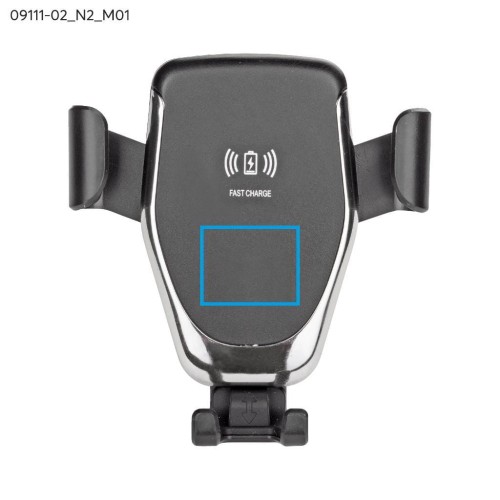 Uchwyt do telefonu z ładowarką indukcyjną GARI 15W czarny