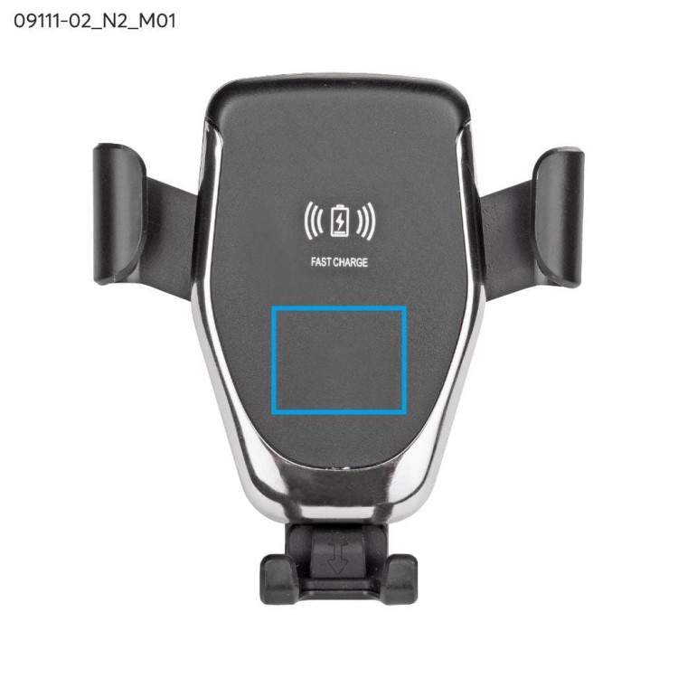 Uchwyt do telefonu z ładowarką indukcyjną GARI 15W czarny