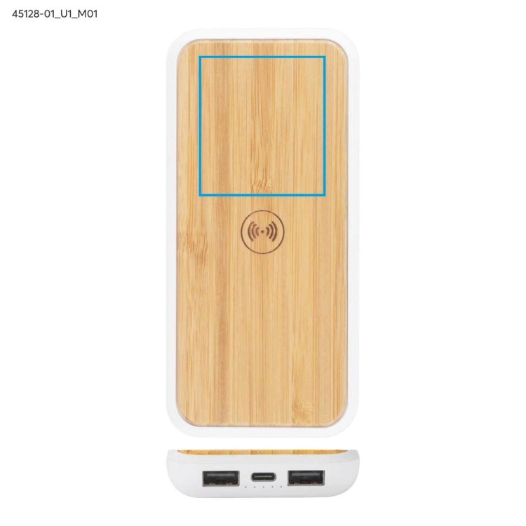 Power bank RONI 10000 mAh biały