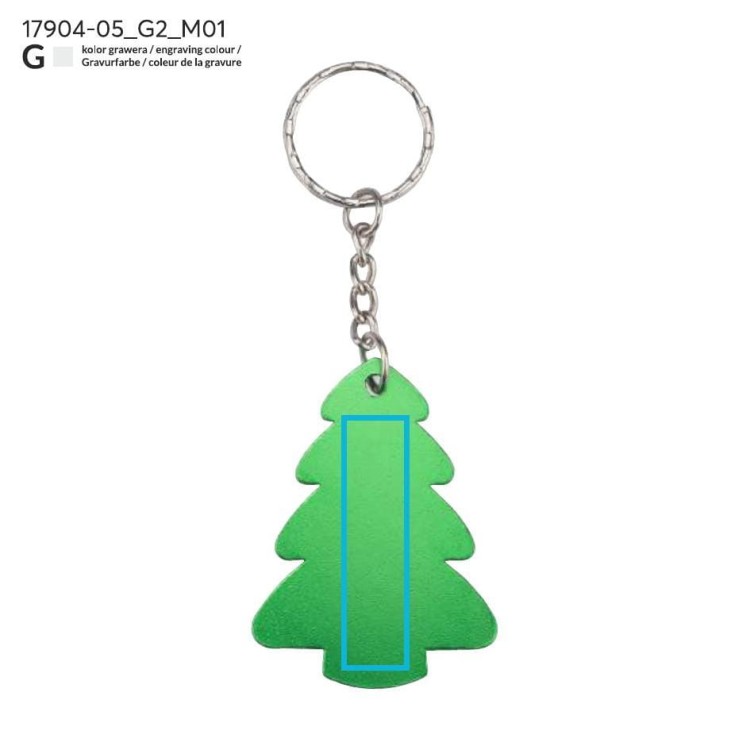 Brelok ARBORE zielony